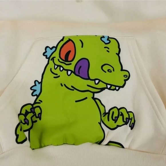 Nickelodeon Vintage RARE Reptar Rugrats Dinosaur Sweaters